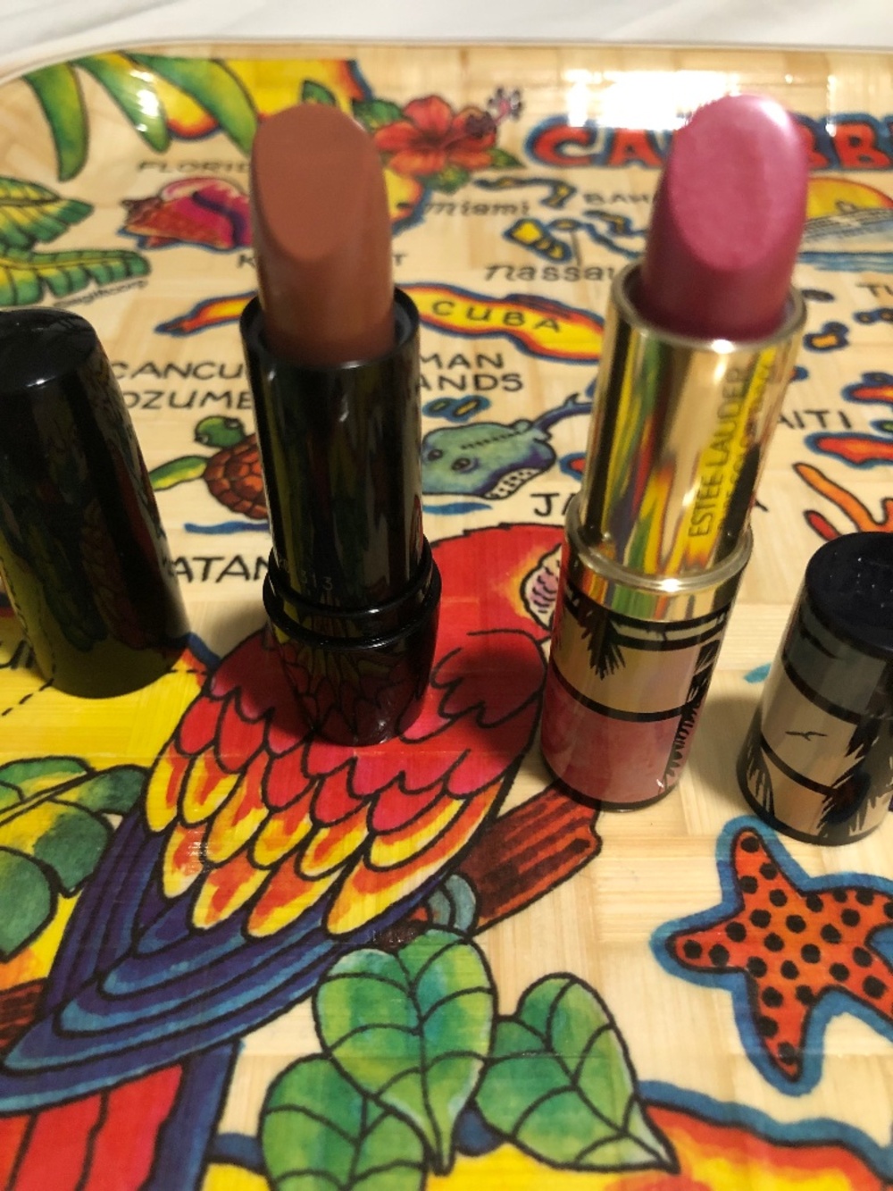 Lipstick set Lancôme and Estée Lauder